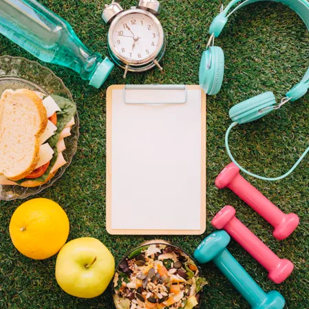 lavagnetta per scrivere la propria dieta in menopausa.