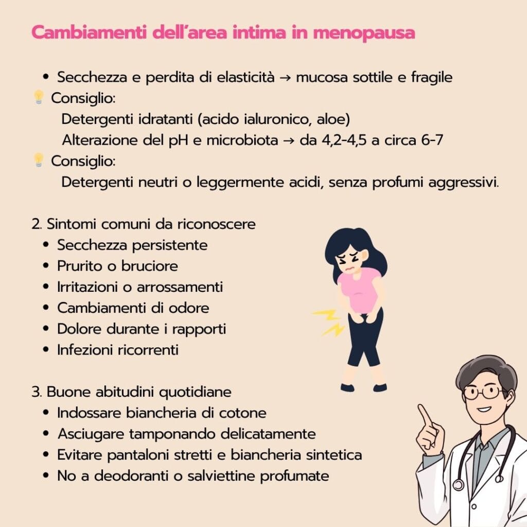 Informazioni sulla menopausa e sintomi